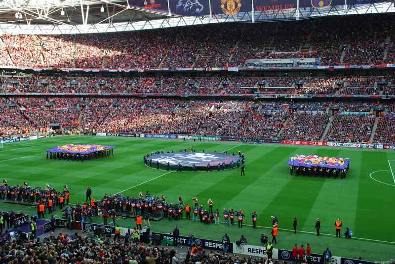 Sân vận động Wembley là nơi tổ chức nhiều trận đấu thể thao nổi tiếng 